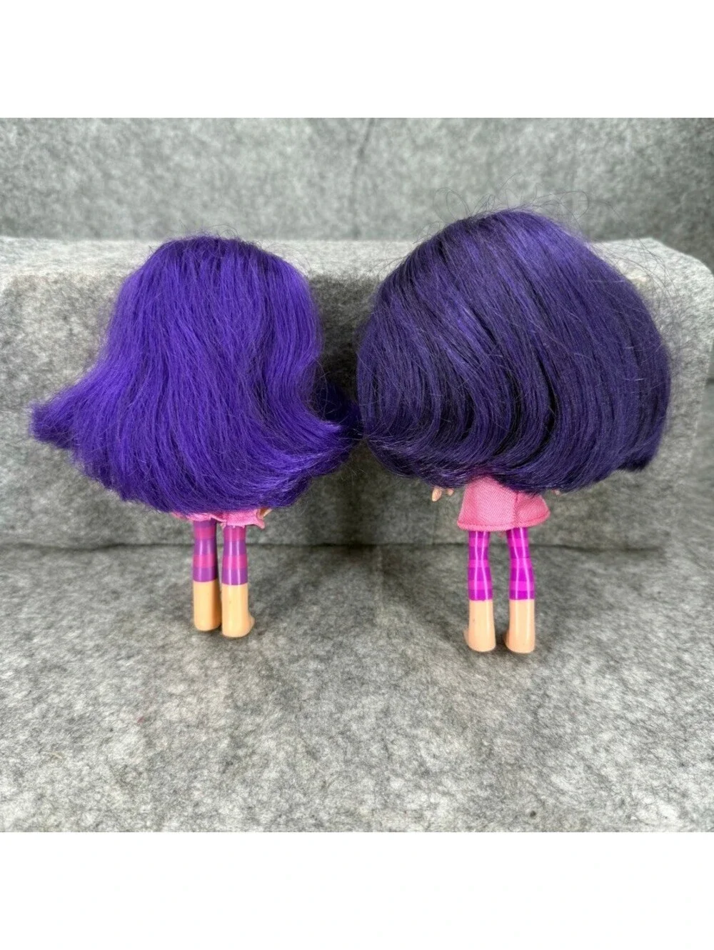 Lot of 2 Strawberry Shortcake Cherry Jam Dolls Cleaned Restyled Hair Purple 235